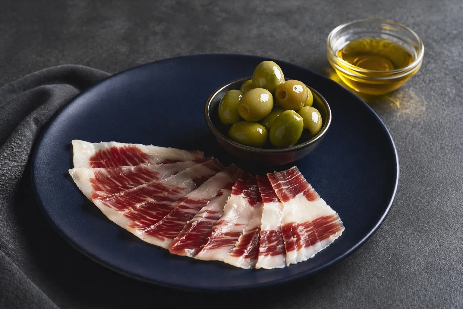 Ibérico Ambassador — jamón ibérico with olives