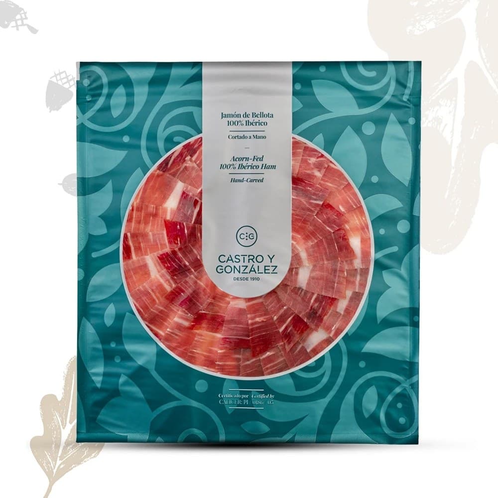 Hand-Sliced Acorn-Fed 100% Ibérico Ham “Jamón de Bellota” · 2 oz